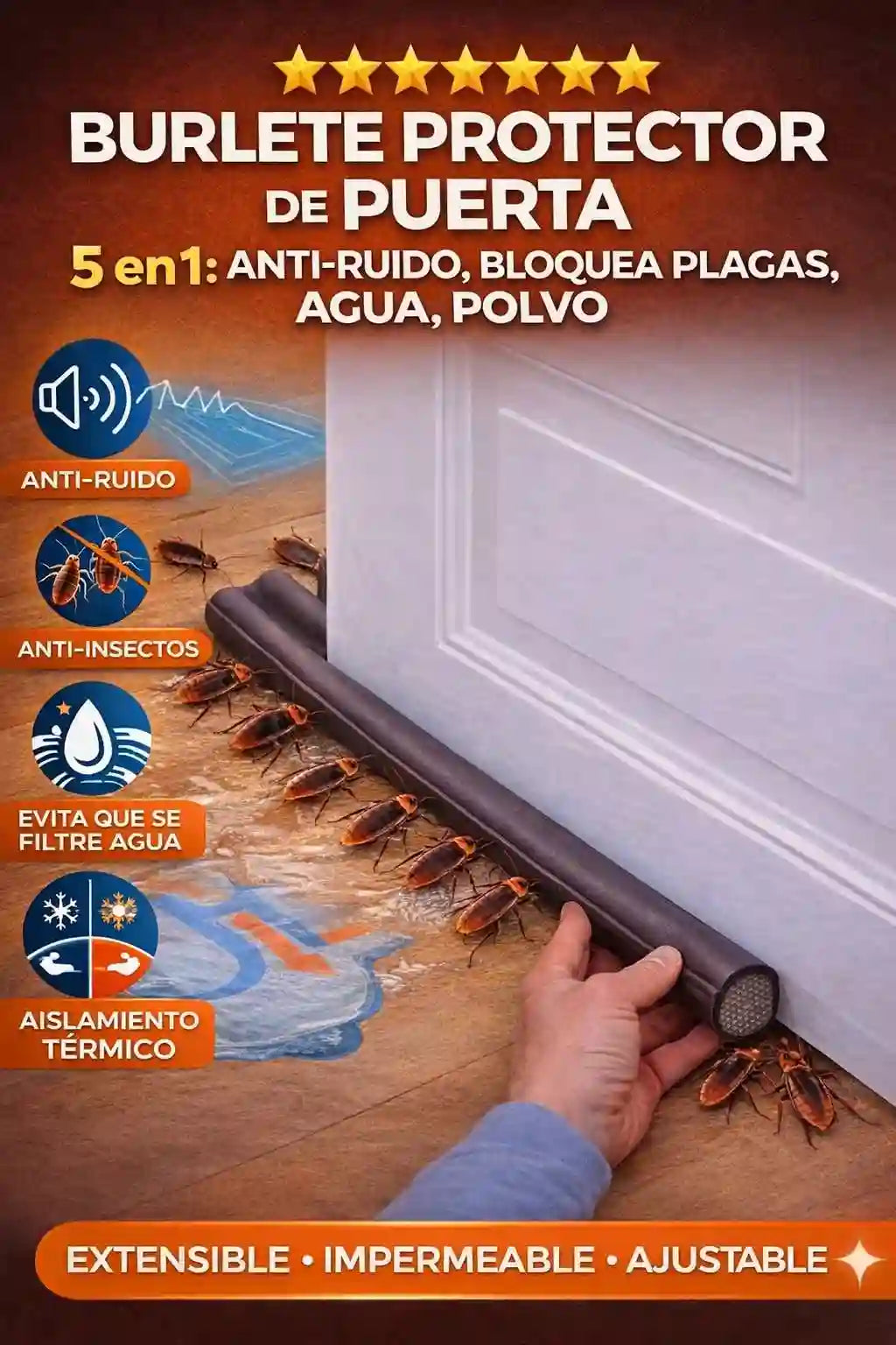 Protector de Puerta 5 en 1